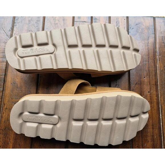 Koolaburra Ugg W Tizz Slide Sandal Womens Sz 10 Brown Slip On 1167751 Chestnut - Picture 4 of 6